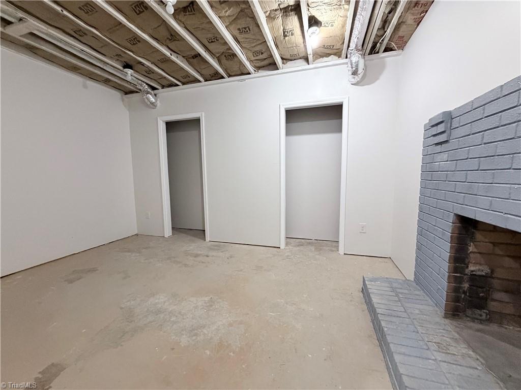 Basement room ready to finish